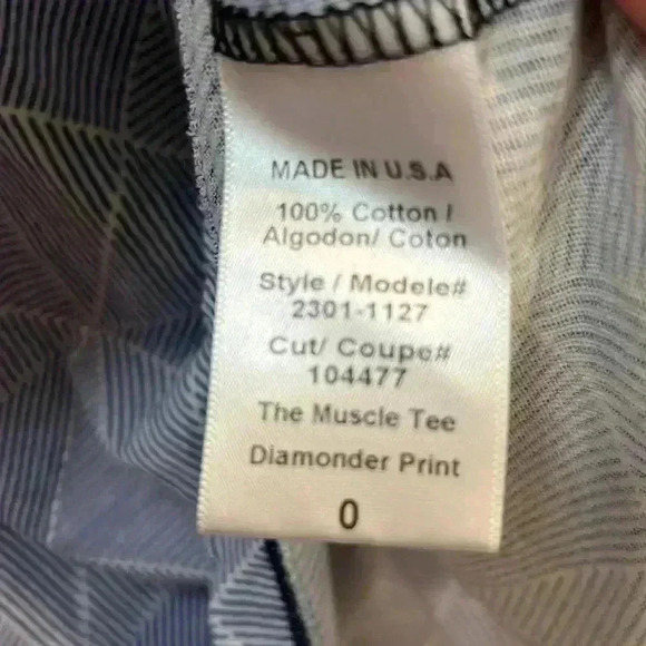 Current/Elliott The Muscle Tee in Diamonder Print size 0 - Picture 3 of 5